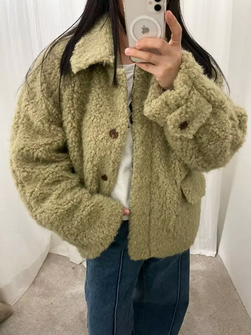 Floor - Korean Women Fashion - #restrostyle - Wing Jacket - 5