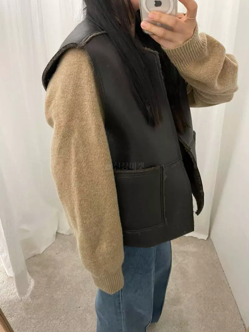 Floor - Korean Women Fashion - #shopsmall - Leja Vest - 8