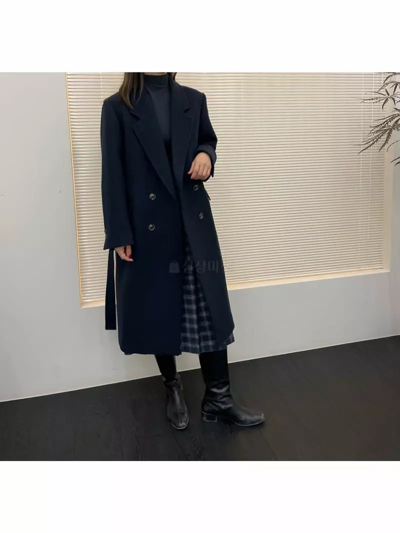 Floor - Korean Women Fashion - #shopsmall - Double Coat - 6