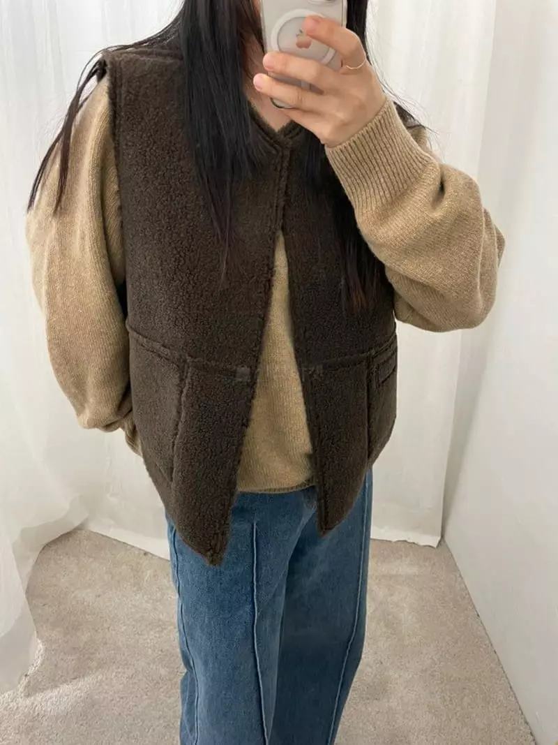 Floor - Korean Women Fashion - #thatsdarling - Leja Vest - 9