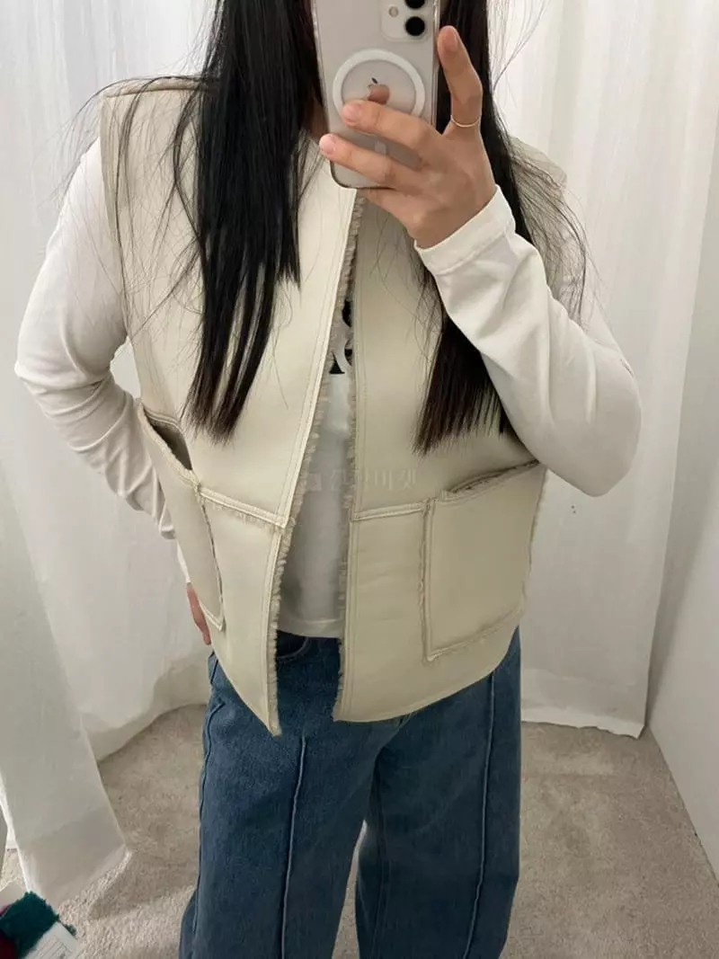Floor - Korean Women Fashion - #womensfashion - Leja Vest - 2