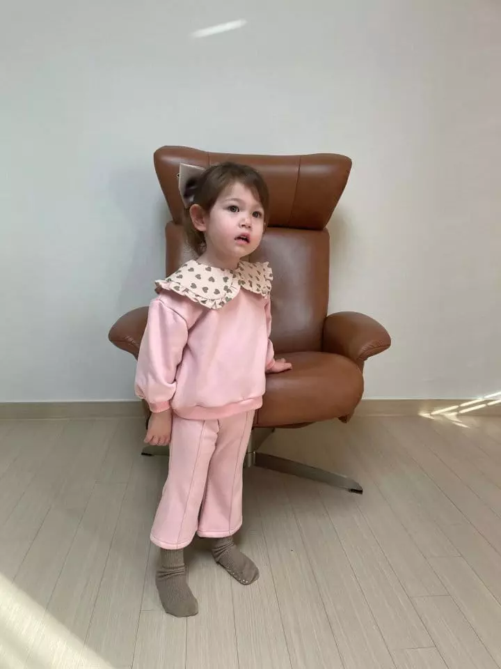 Flower J - Korean Children Fashion - #childofig - Heart Collar Set
