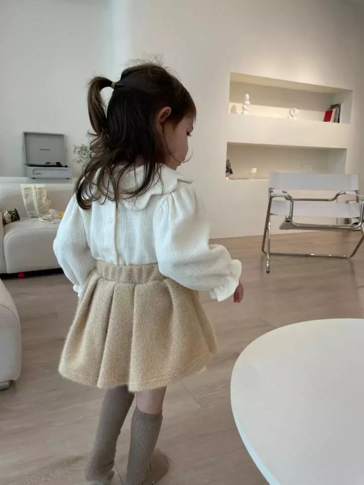 Flower J - Korean Children Fashion - #childofig - Wave Collar Blouse - 2