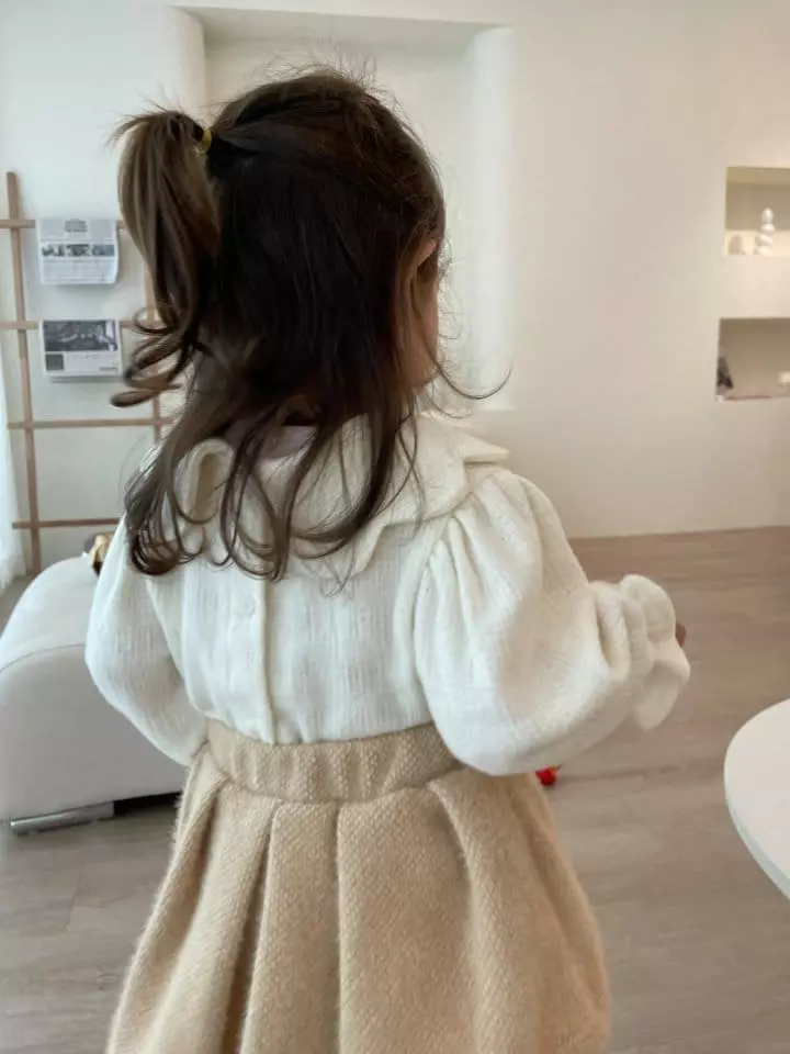 Flower J - Korean Children Fashion - #childofig - Wave Collar Blouse - 3