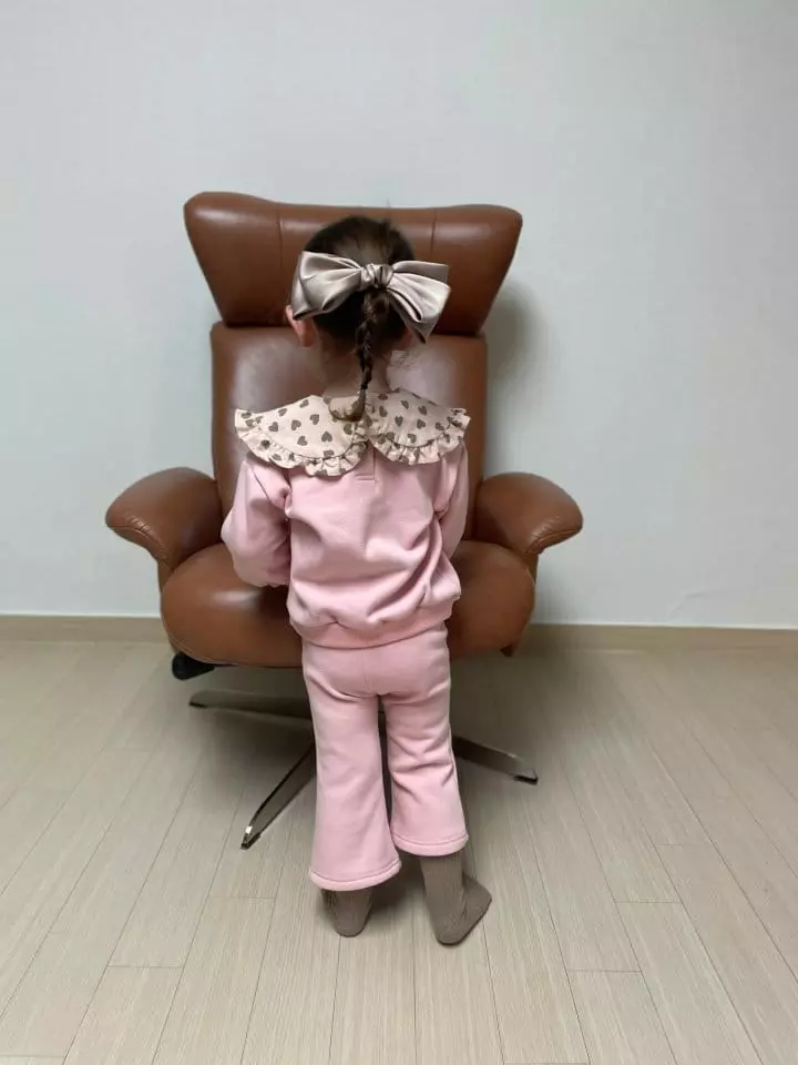 Flower J - Korean Children Fashion - #childrensboutique - Heart Collar Set - 2