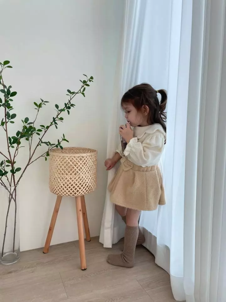 Flower J - Korean Children Fashion - #childofig - Wave Collar Blouse - 4