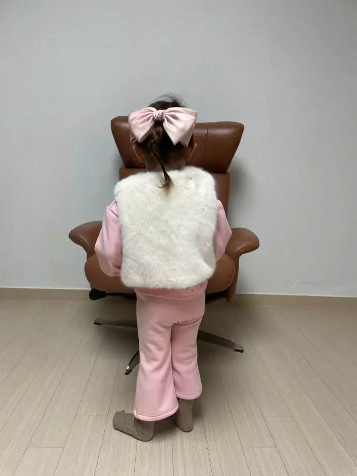 Flower J - Korean Children Fashion - #discoveringself - Fluffy Vest - 8