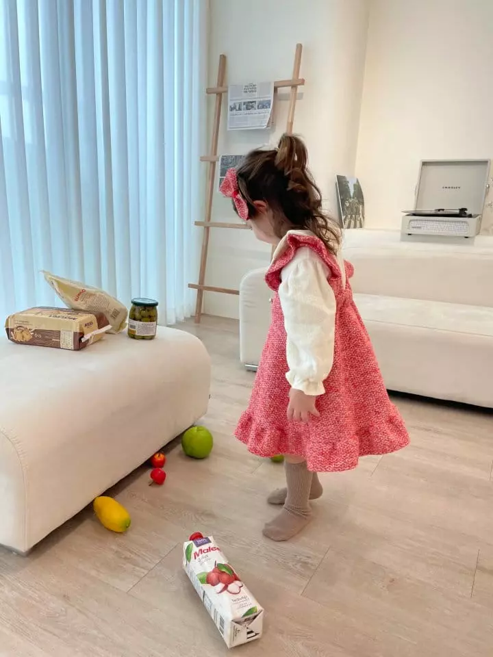 Flower J - Korean Children Fashion - #fashionkids - Mosic Frill One-piece - 10