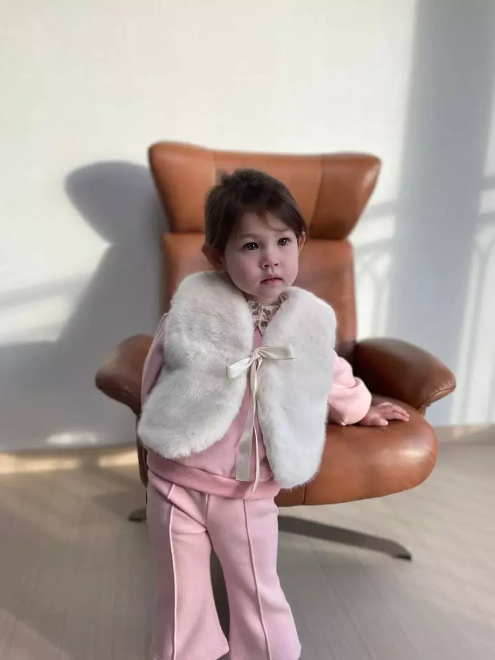 Flower J - Korean Children Fashion - #fashionkids - Fluffy Vest - 9