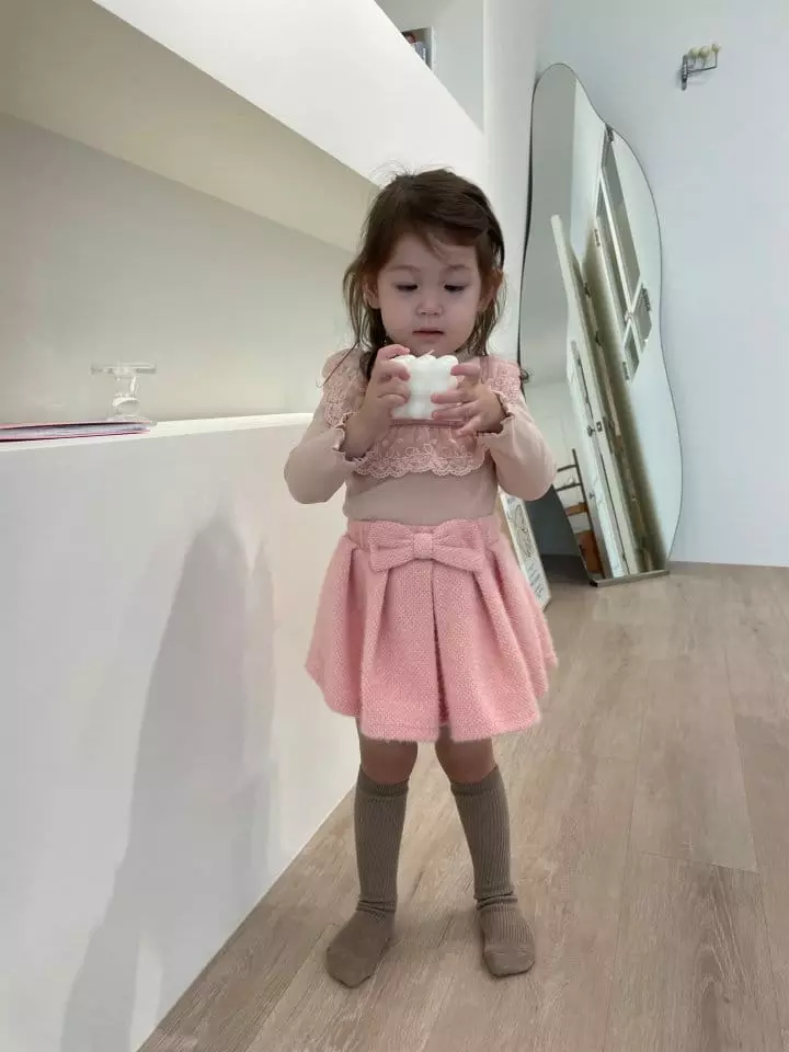 Flower J - Korean Children Fashion - #fashionkids - Ribbon Skirt - 8
