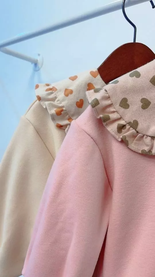 Flower J - Korean Children Fashion - #magicofchildhood - Heart Collar Set - 11