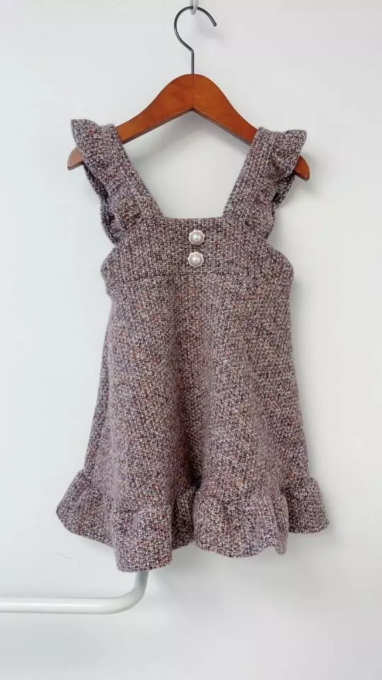 Flower J - Korean Children Fashion - #minifashionista - Mosic Frill One-piece