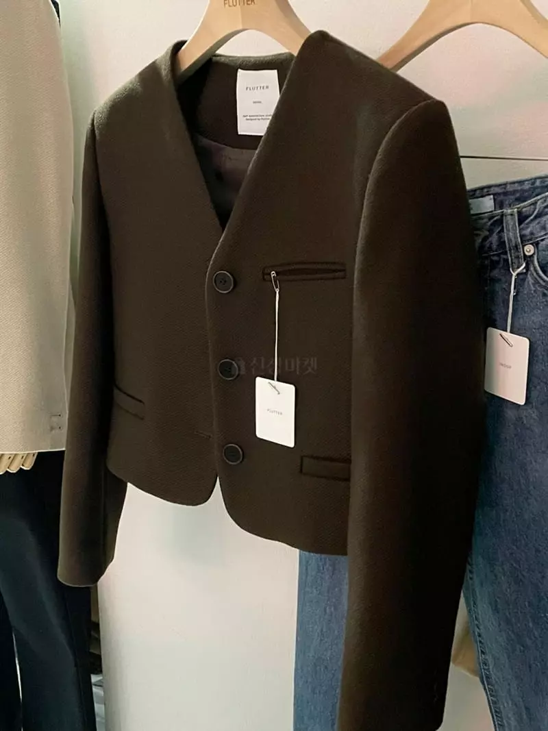 Flutter - Korean Women Fashion - #momslook - Blending Jacket