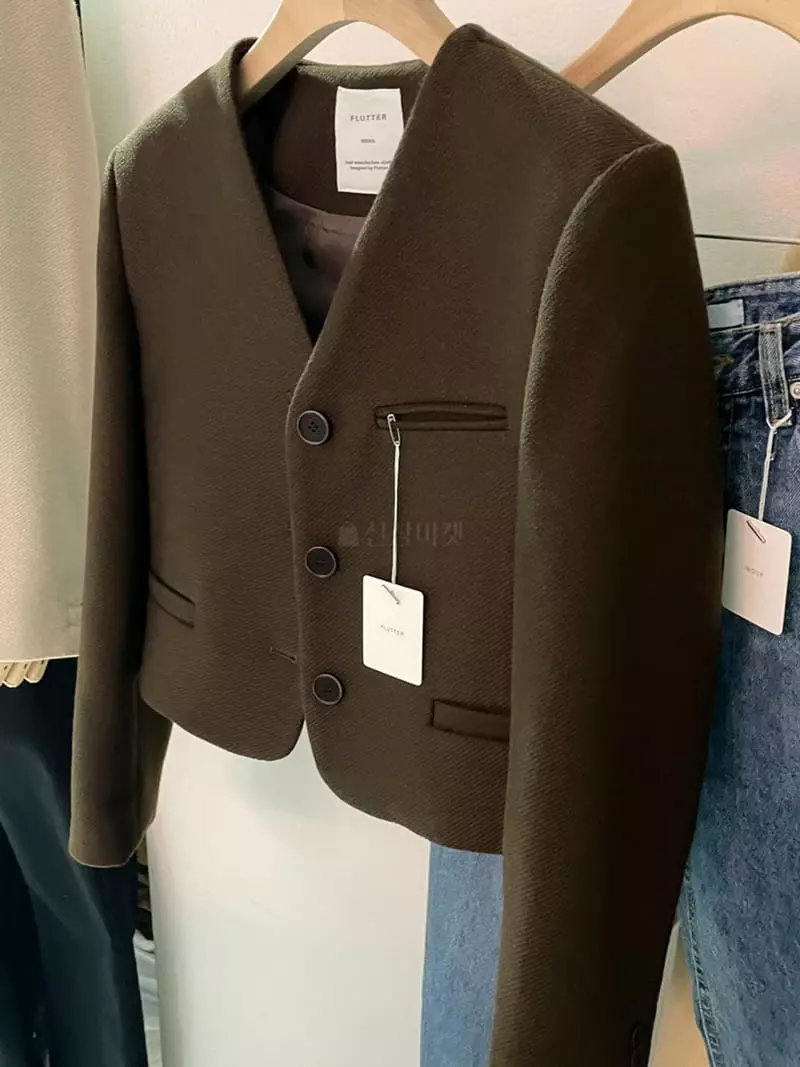 Flutter - Korean Women Fashion - #momslook - Blending Jacket - 7