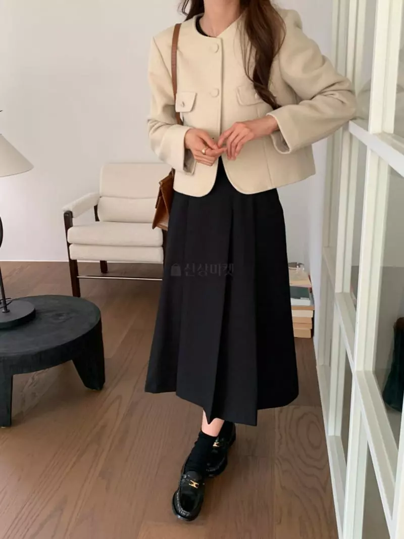 Flutter - Korean Women Fashion - #momslook - Round Jacket - 3