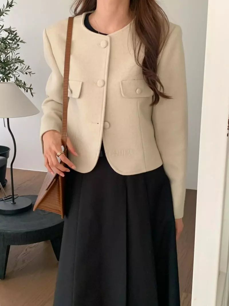 Flutter - Korean Women Fashion - #momslook - Round Jacket - 7