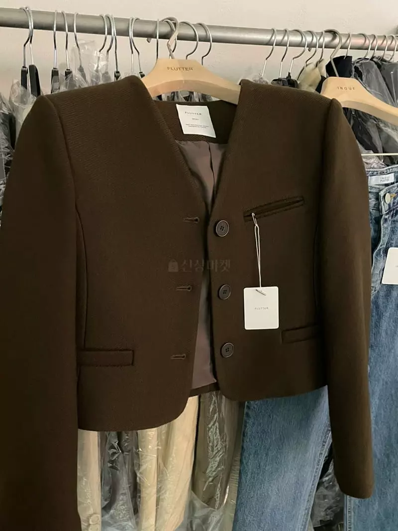 Flutter - Korean Women Fashion - #womensfashion - Blending Jacket - 2