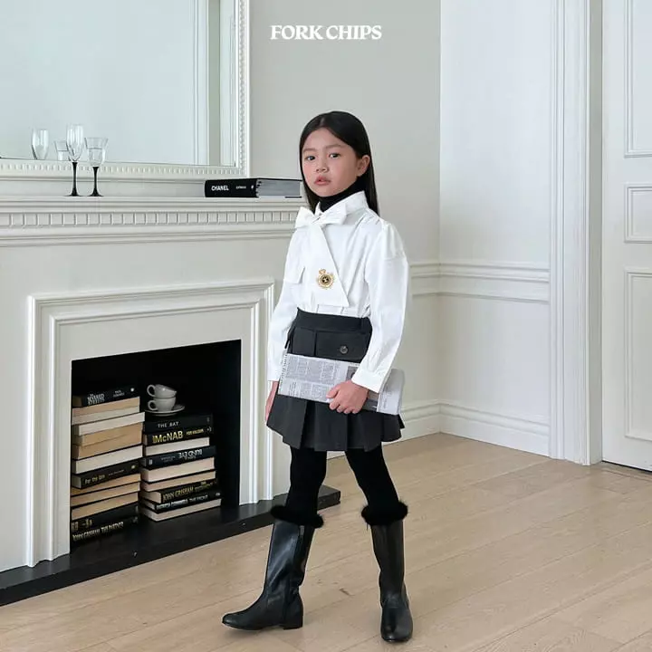 Fork Chips - Korean Children Fashion - #kidzfashiontrend - Buckin Blouse - 4