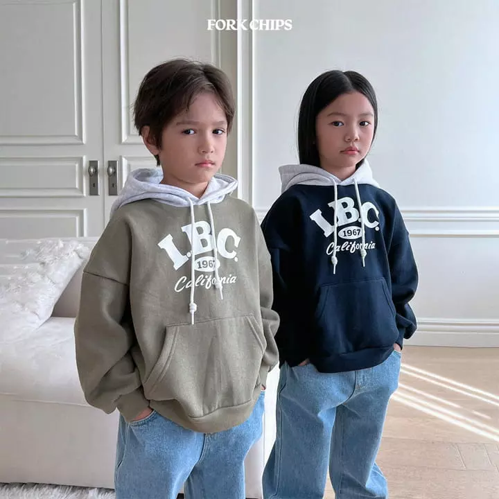 Fork Chips - Korean Children Fashion - #childofig - IBC Color Hoody - 7
