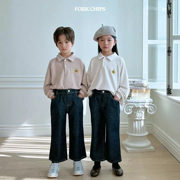 Fork Chips - Korean Children Fashion - #childofig - Bridge Jeans - 9