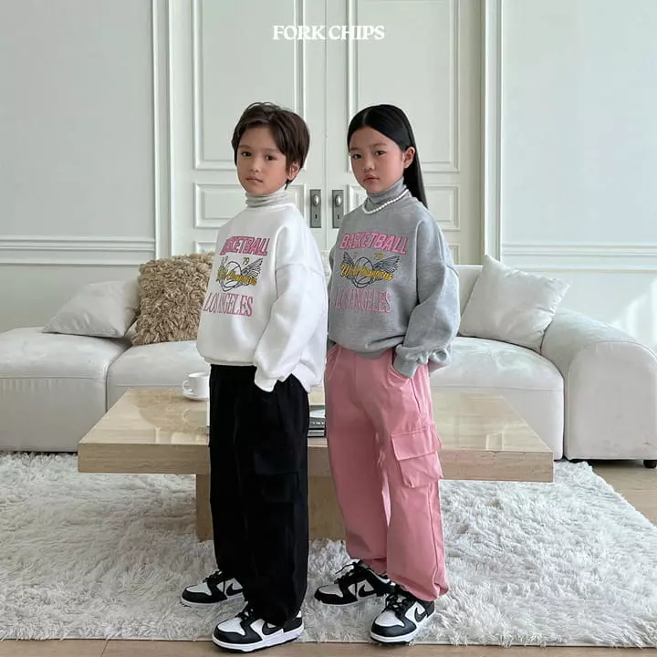 Fork Chips - Korean Children Fashion - #childofig - Centre Cargo Pants - 8