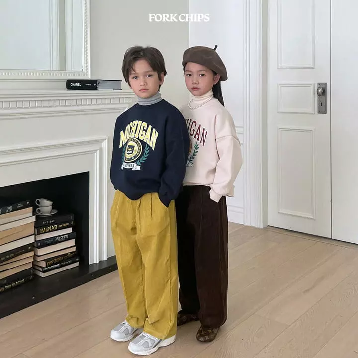 Fork Chips - Korean Children Fashion - #childofig - Monday Rib pants - 7