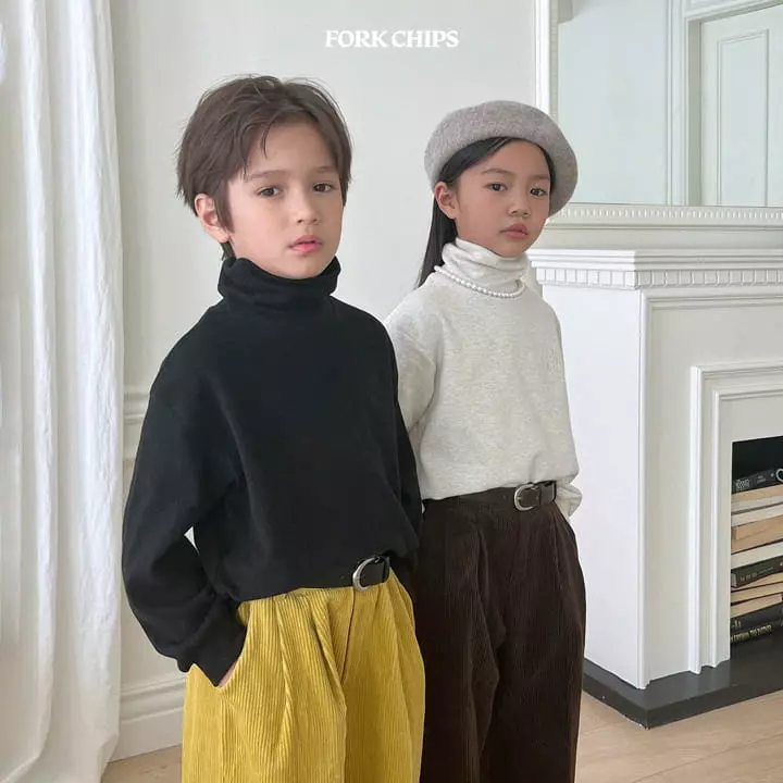 Fork Chips - Korean Children Fashion - #childofig - Monday Rib pants - 8