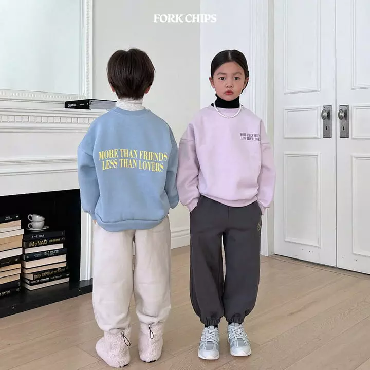 Fork Chips - Korean Children Fashion - #childofig - Plain Pants - 5