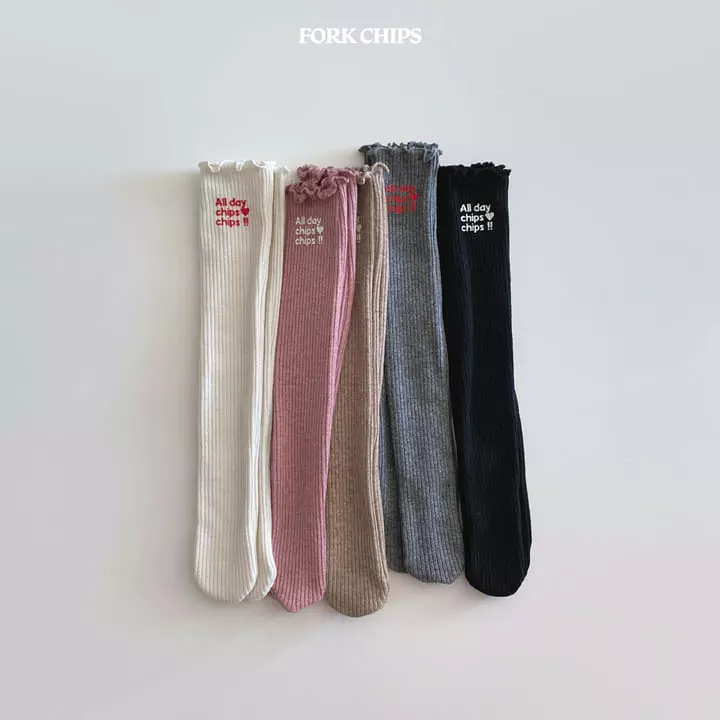 Fork Chips - Korean Children Fashion - #childofig - All Day Socks