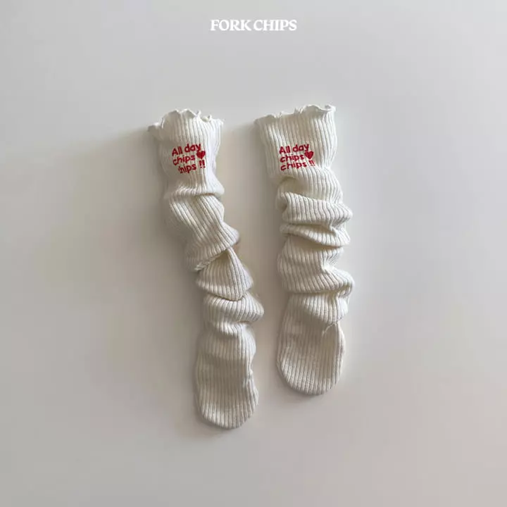 Fork Chips - Korean Children Fashion - #childofig - All Day Socks - 2