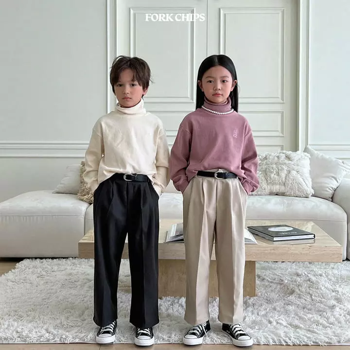 Fork Chips - Korean Children Fashion - #childofig - Mild Tee - 11