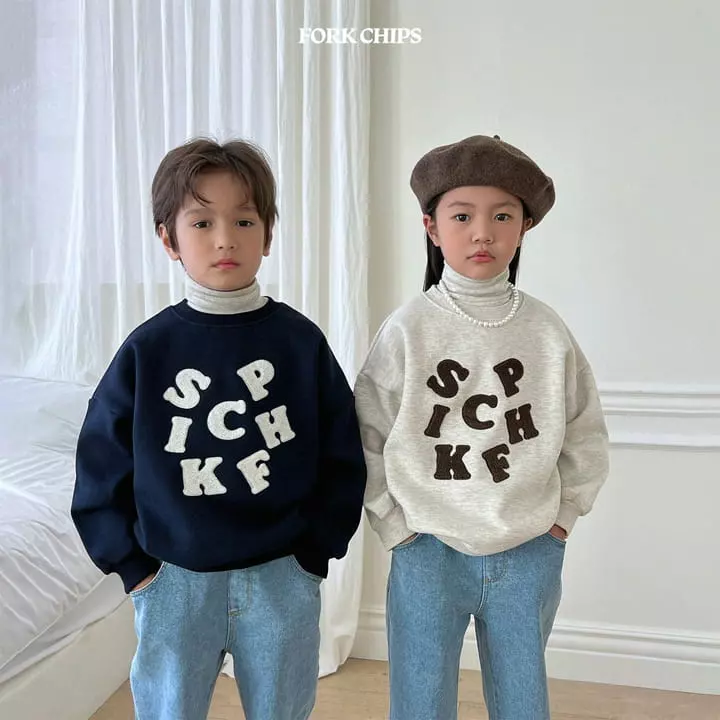 Fork Chips - Korean Children Fashion - #childofig - Cookie Bookle Sweatshirt - 4