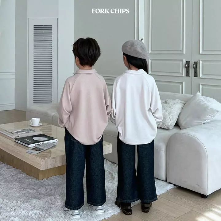 Fork Chips - Korean Children Fashion - #childrensboutique - Bridge Jeans - 11