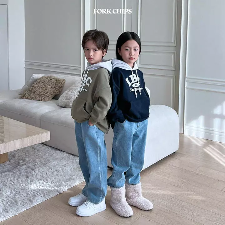 Fork Chips - Korean Children Fashion - #designkidswear - IBC Color Hoody - 9