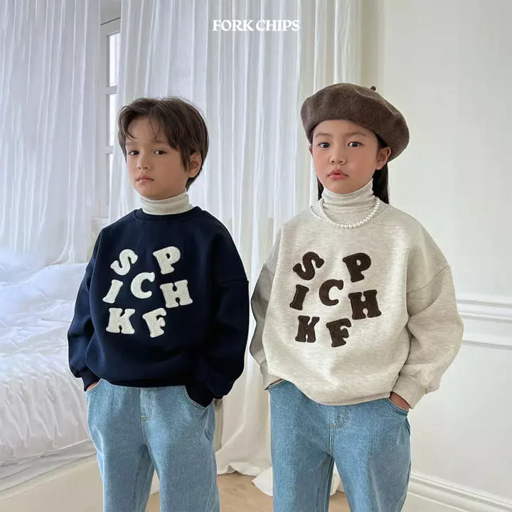 Fork Chips - Korean Children Fashion - #designkidswear - Cookie Bookle Sweatshirt - 5