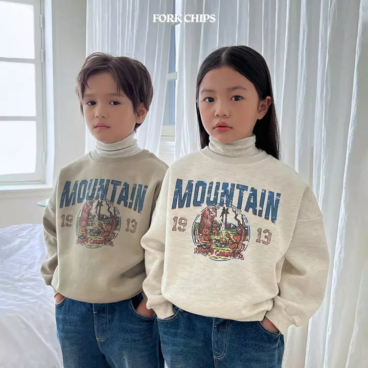 Fork Chips - Korean Children Fashion - #designkidswear - Camping Bear Sweatshirt - 2