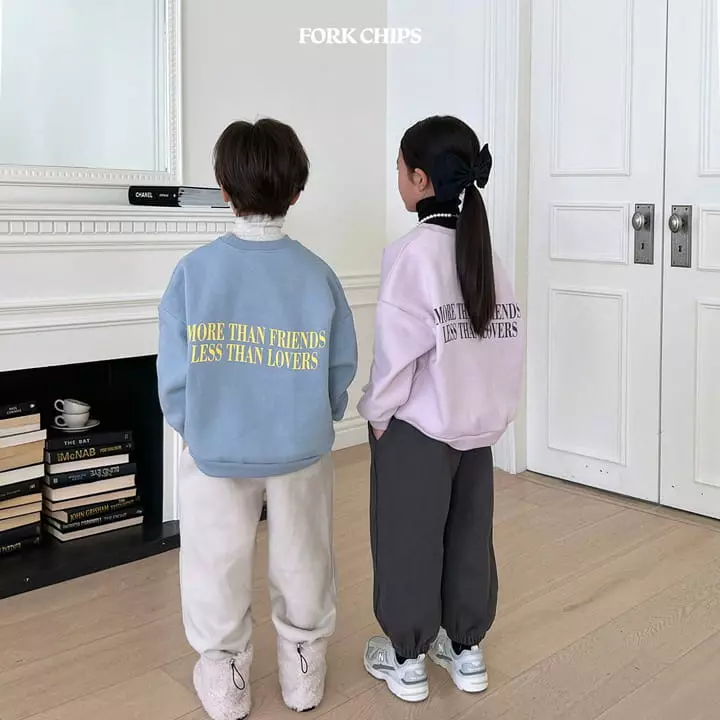 Fork Chips - Korean Children Fashion - #designkidswear - Plain Pants - 7