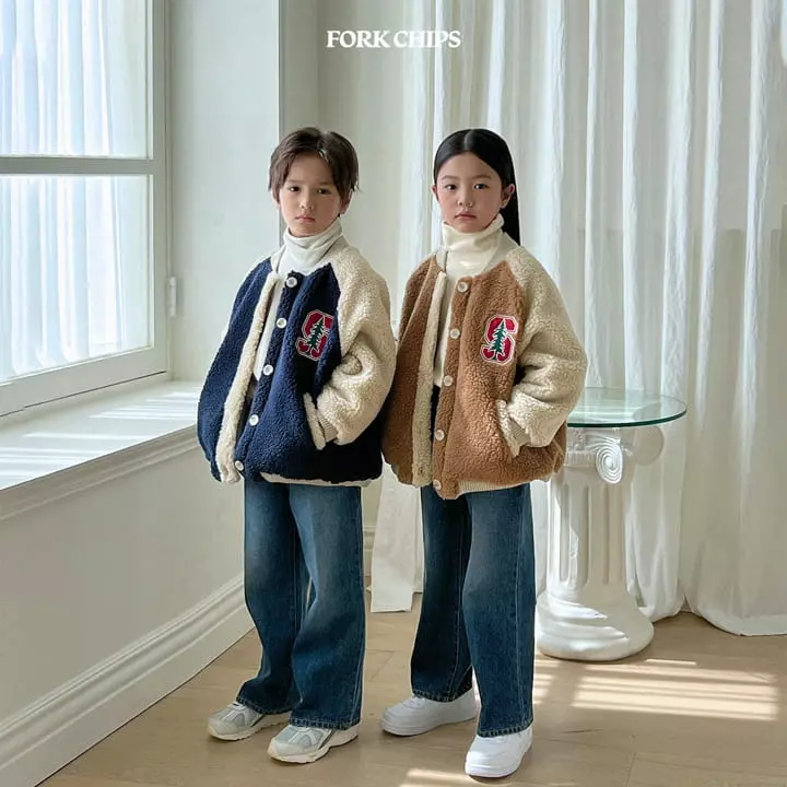 Fork Chips - Korean Children Fashion - #designkidswear - Garden Dumble Jumper - 2