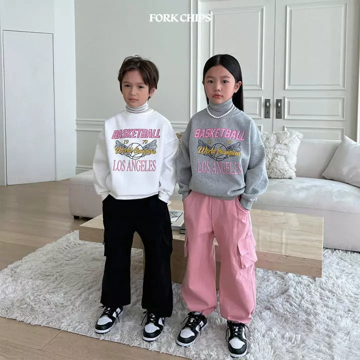 Fork Chips - Korean Children Fashion - #discoveringself - Angel Ball Sweatshirt - 5