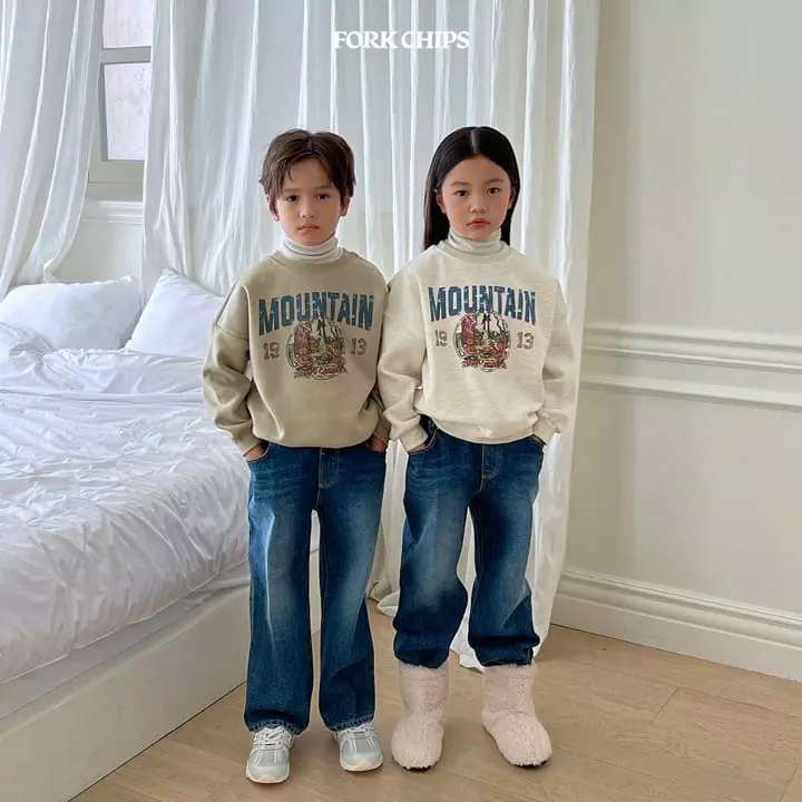 Fork Chips - Korean Children Fashion - #discoveringself - Camping Bear Sweatshirt - 3