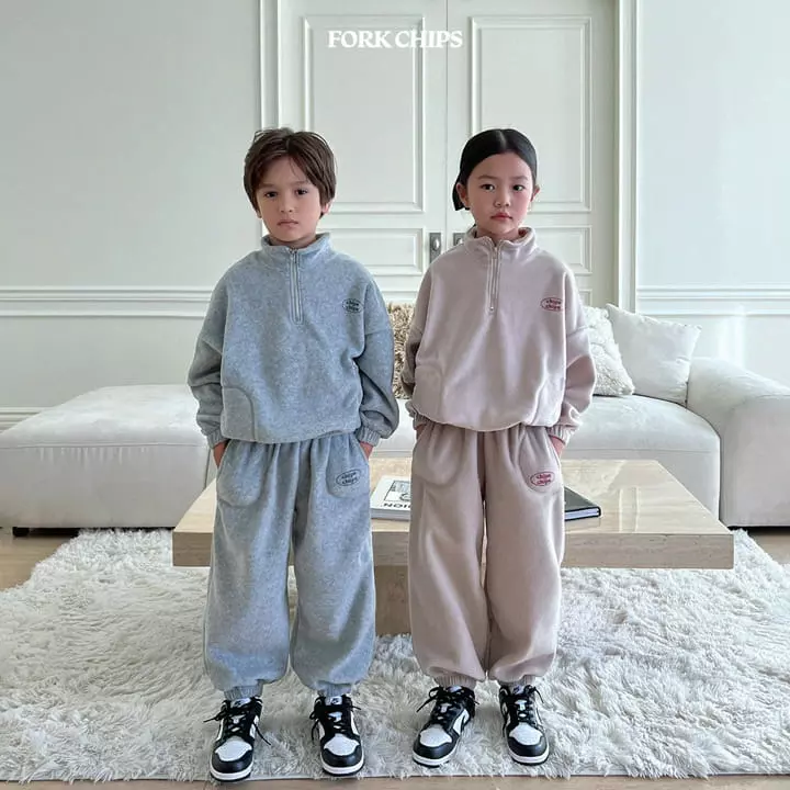 Fork Chips - Korean Children Fashion - #discoveringself - Teddy Pants - 9