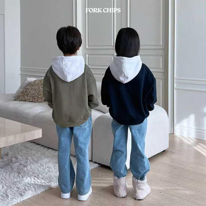 Fork Chips - Korean Children Fashion - #fashionkids - IBC Color Hoody - 11
