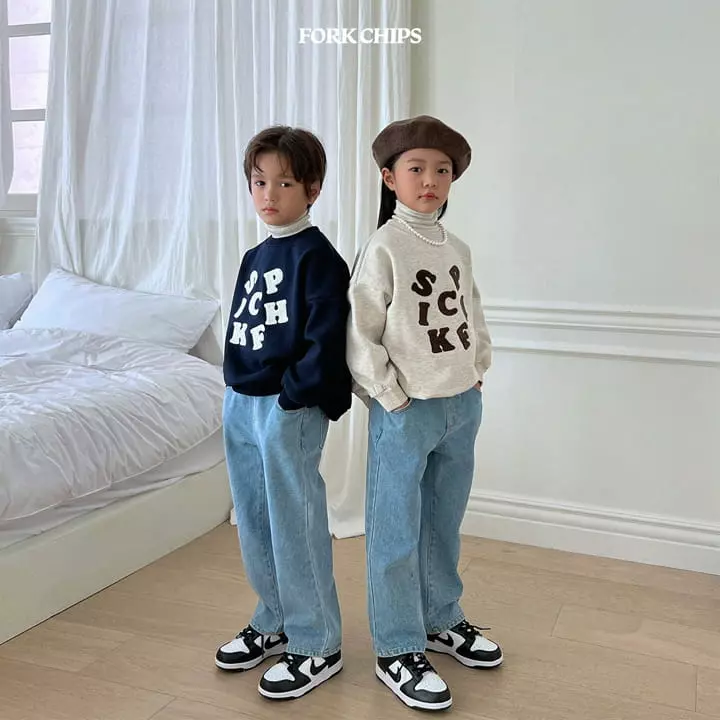 Fork Chips - Korean Children Fashion - #fashionkids - Cookie Bookle Sweatshirt - 7