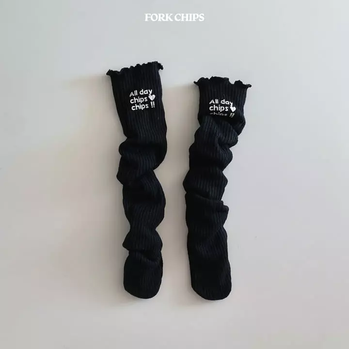 Fork Chips - Korean Children Fashion - #fashionkids - All Day Socks - 6