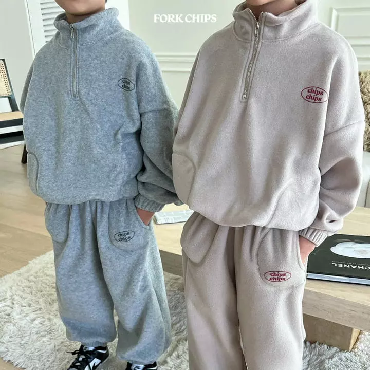Fork Chips - Korean Children Fashion - #kidsshorts - Teddy Pants - 11