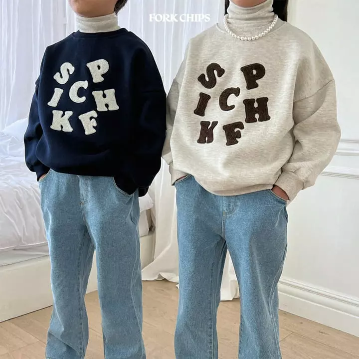 Fork Chips - Korean Children Fashion - #kidsstore - Cookie Bookle Sweatshirt - 9
