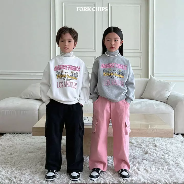 Fork Chips - Korean Children Fashion - #kidsstore - Angel Ball Sweatshirt - 8