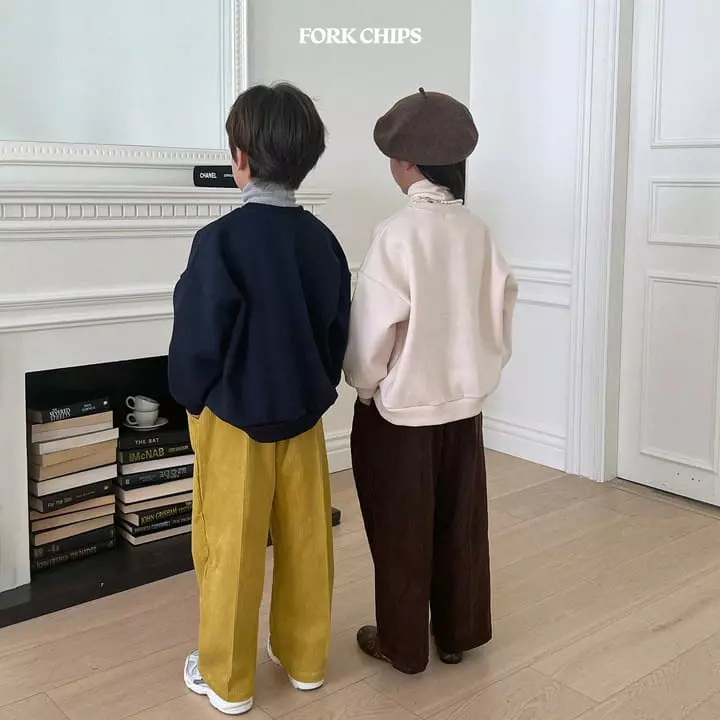 Fork Chips - Korean Children Fashion - #kidzfashiontrend - Michigan Sweatshirt - 11