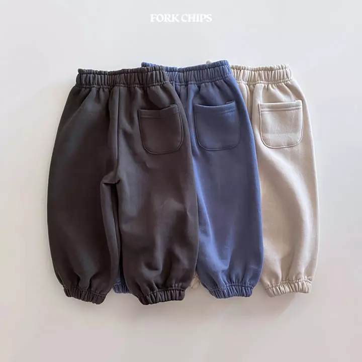 Fork Chips - Korean Children Fashion - #kidzfashiontrend - Plain Pants - 12
