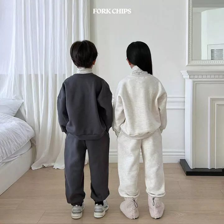 Fork Chips - Korean Children Fashion - #kidzfashiontrend - Sprot Top Bottom Set - 5